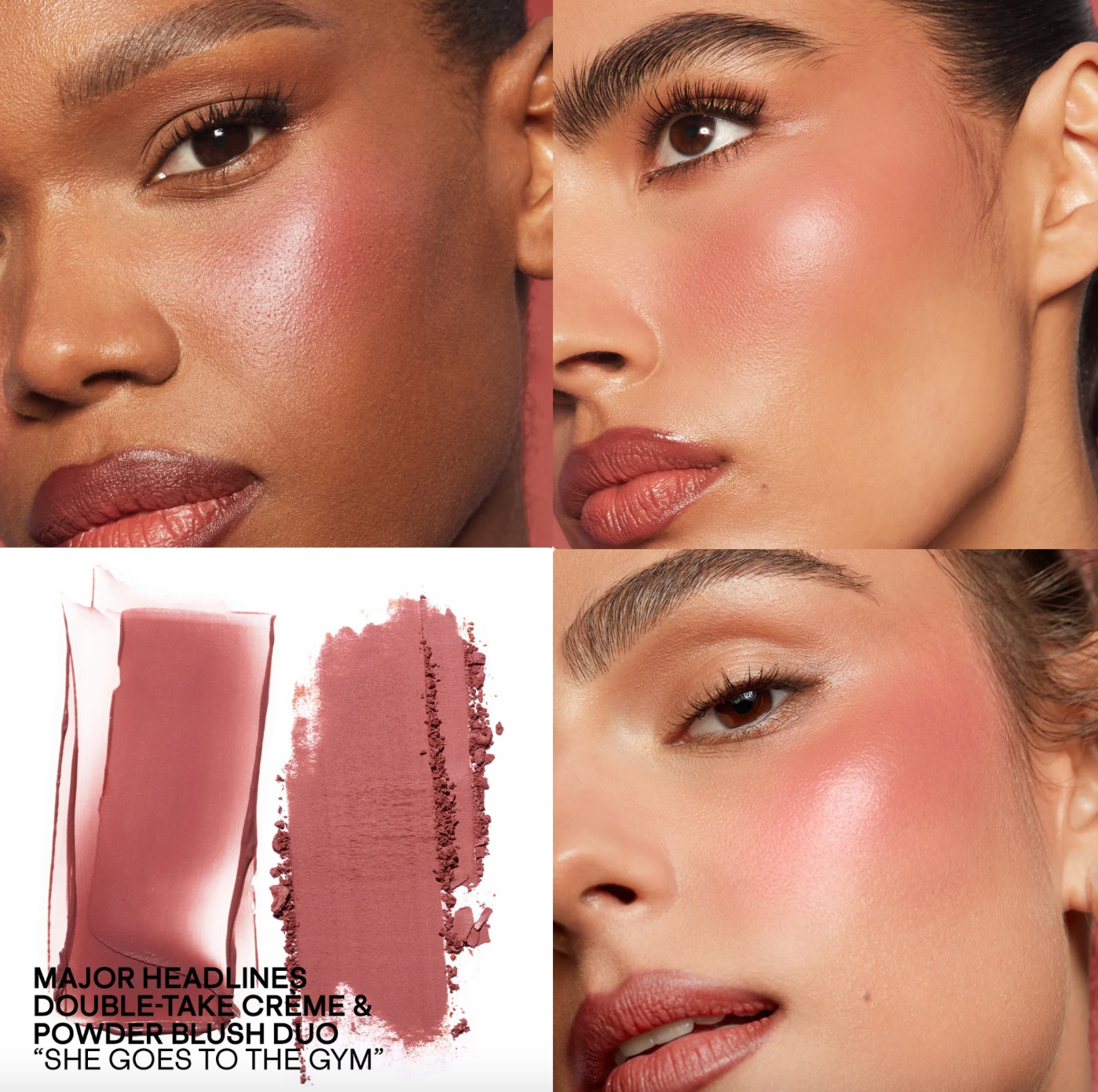 Картина румян Major Beauty Headlines – Double-Take Creme & Powder Blush Blush Duo