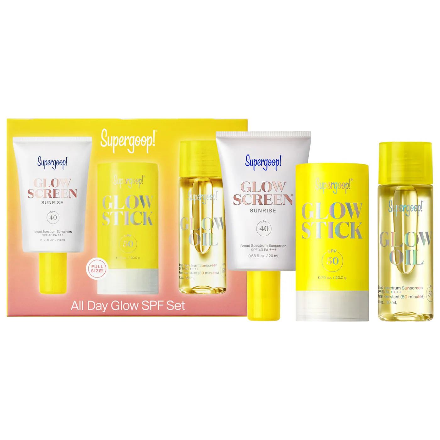 Лімітований набір All Day Glow SPF Set