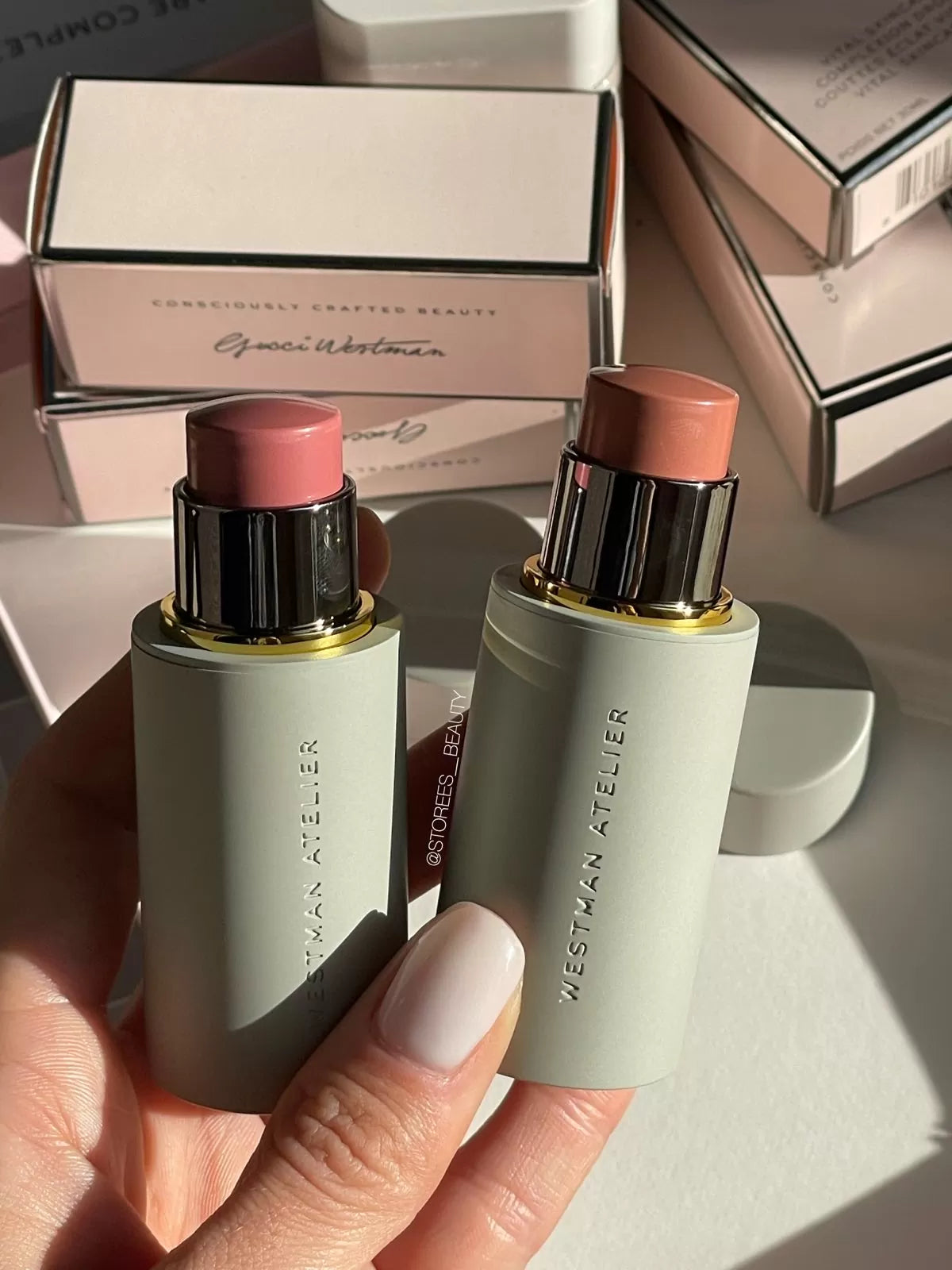 Кремові румʼяна тревел Petite Baby Cheeks Blush Stick -Petal