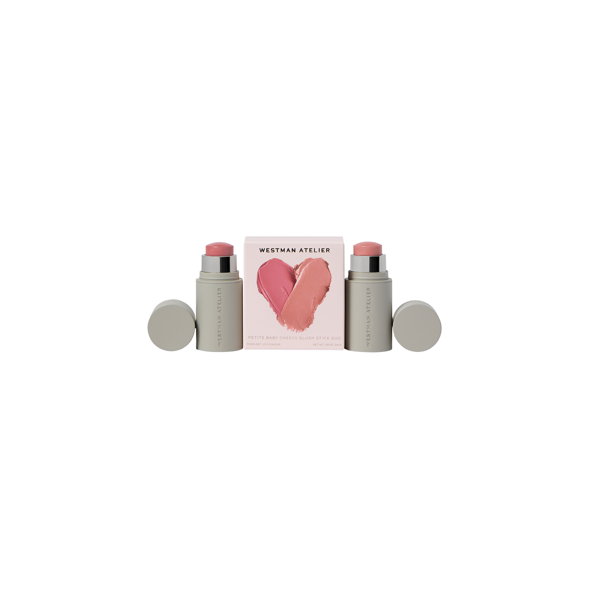 Набір Petite Baby Cheeks Blush Stick Duo Petal & Chouchette
