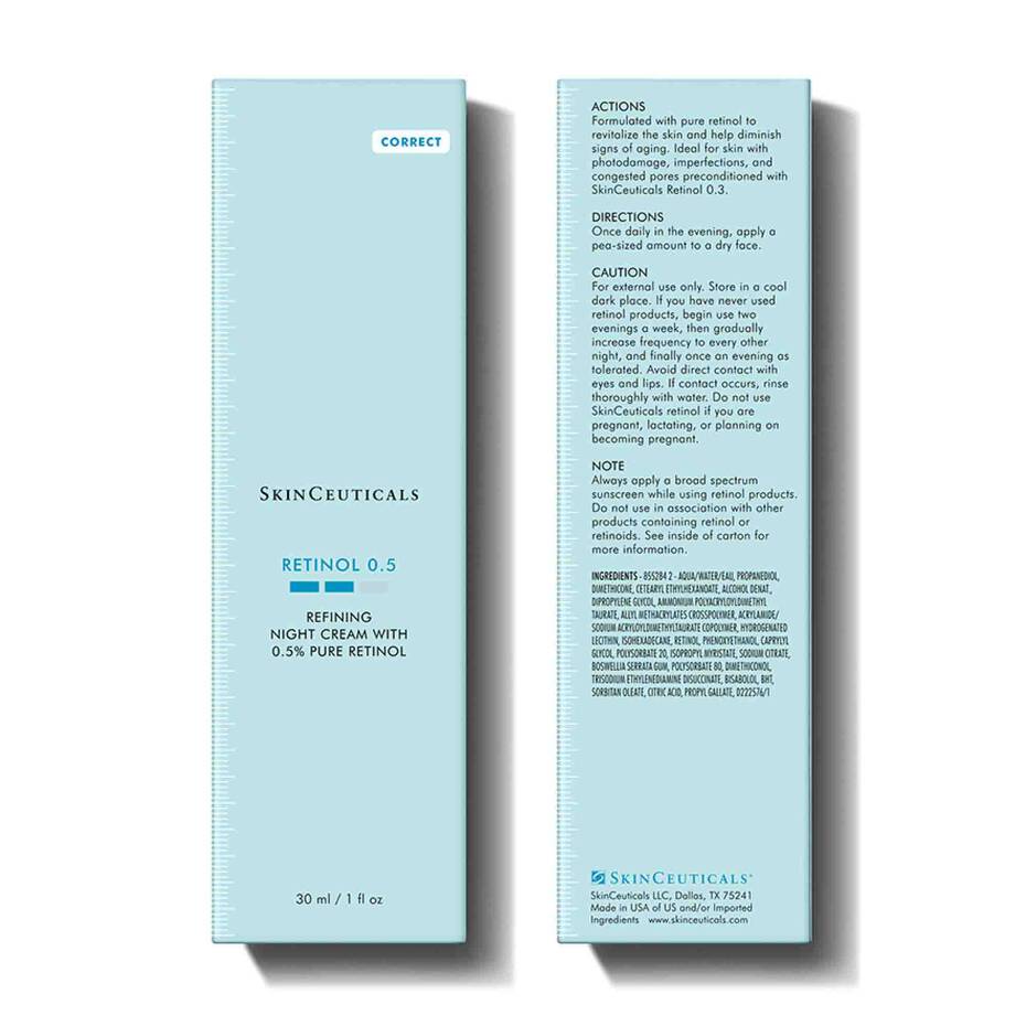 Високоефективний нічний крем-догляд із ретинолом Retinol 0.5
