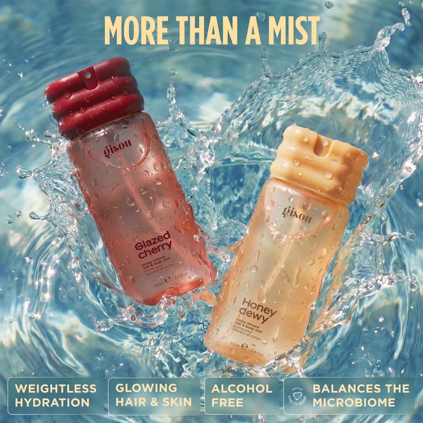 Спрей для тіла та волосся Honey Infused Hair & Body Mist - Honey Dewy Gisou