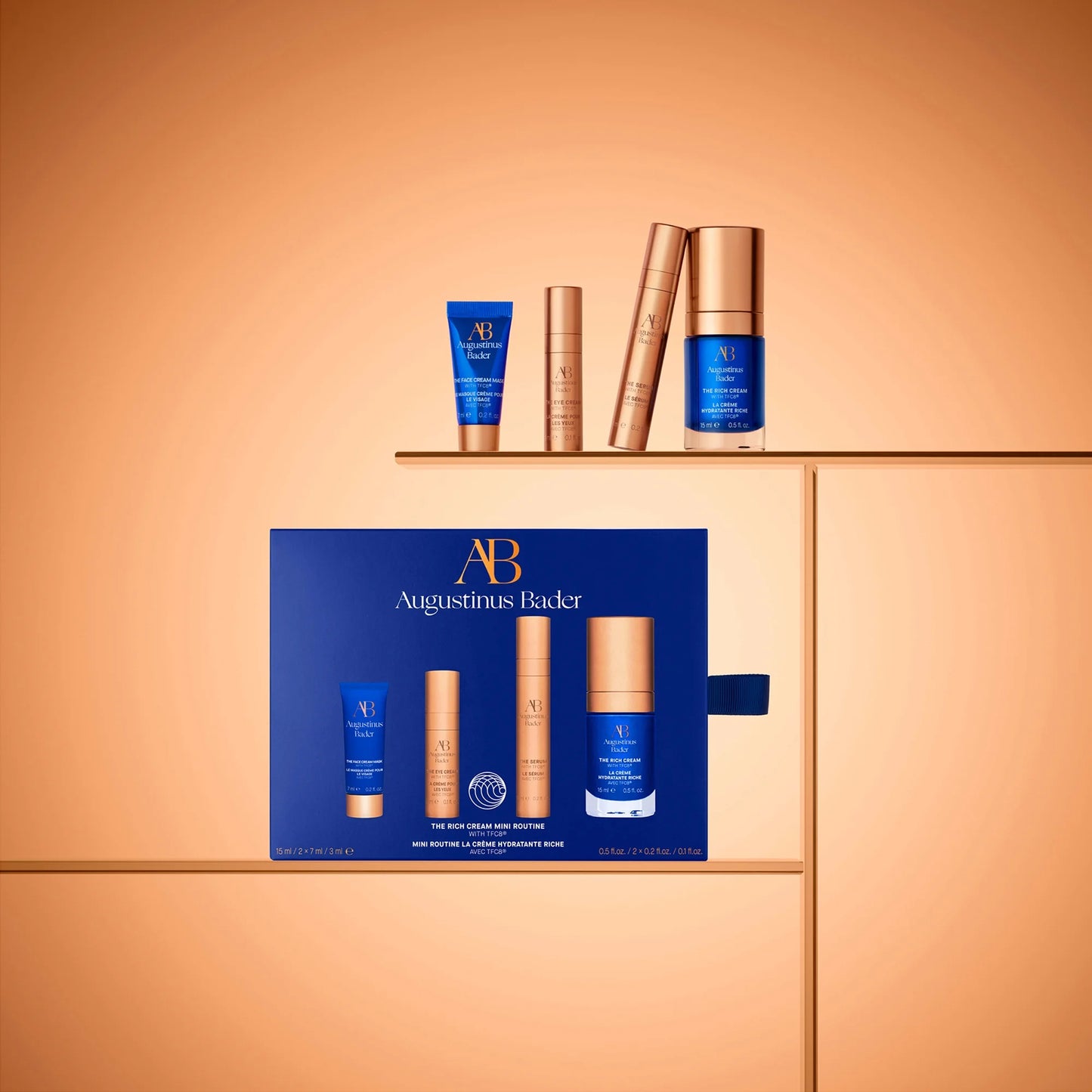 Лімітований тревел набір The Rich Cream Mini Routine