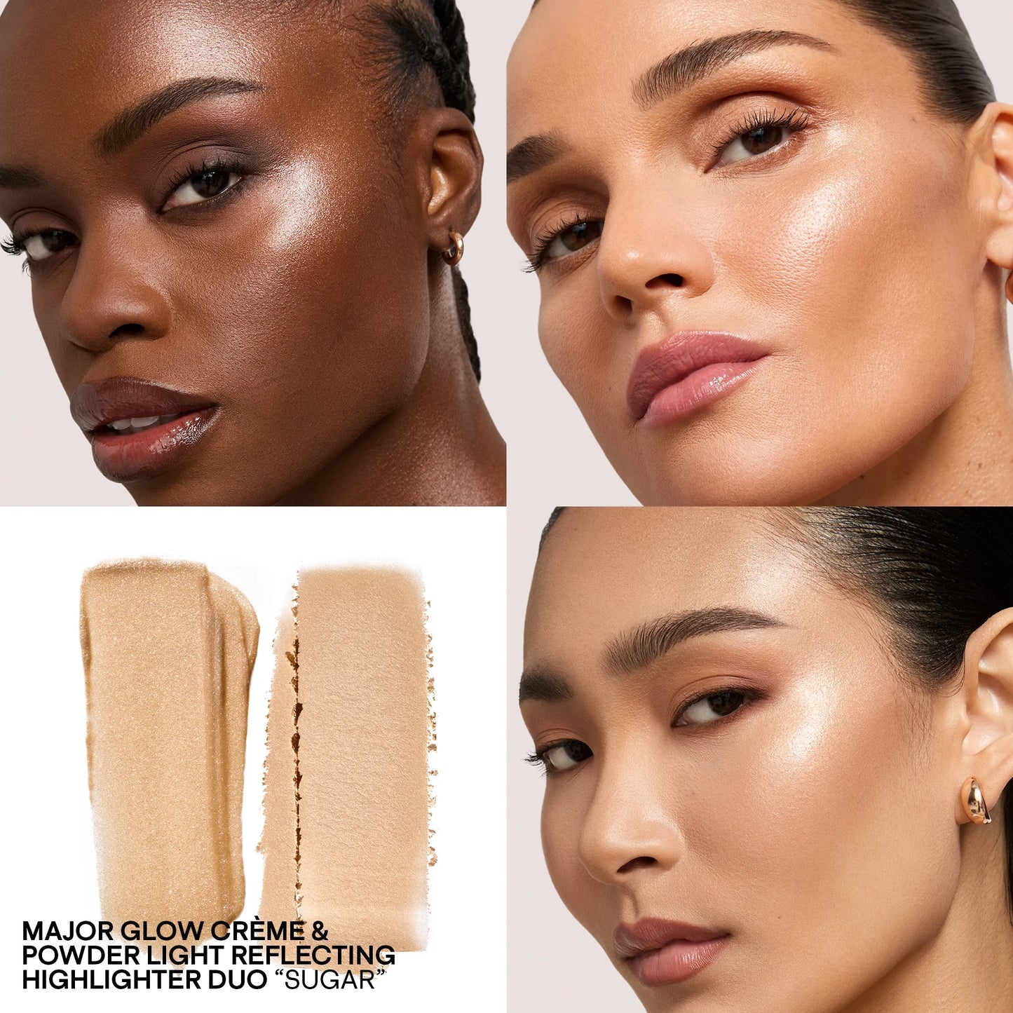 Палетка Major Glow Crème & Powder Light Highlighter Duo