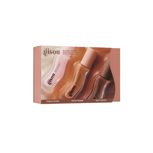 Набір лімітований олій для губ Glazed Lips Trio Gift Set