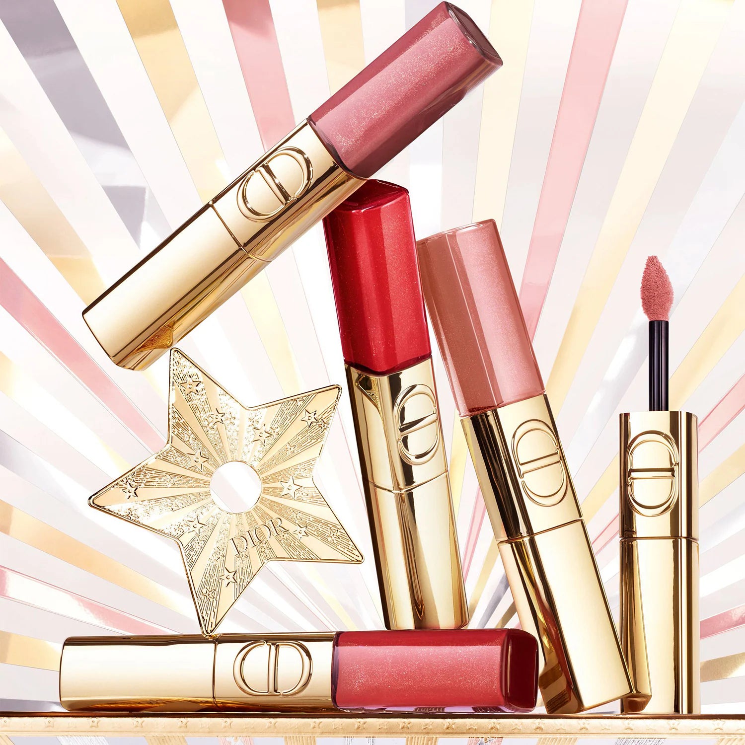 Лімітована помада Rouge Sequin Liquid Duo Glitzer Dior – Storees