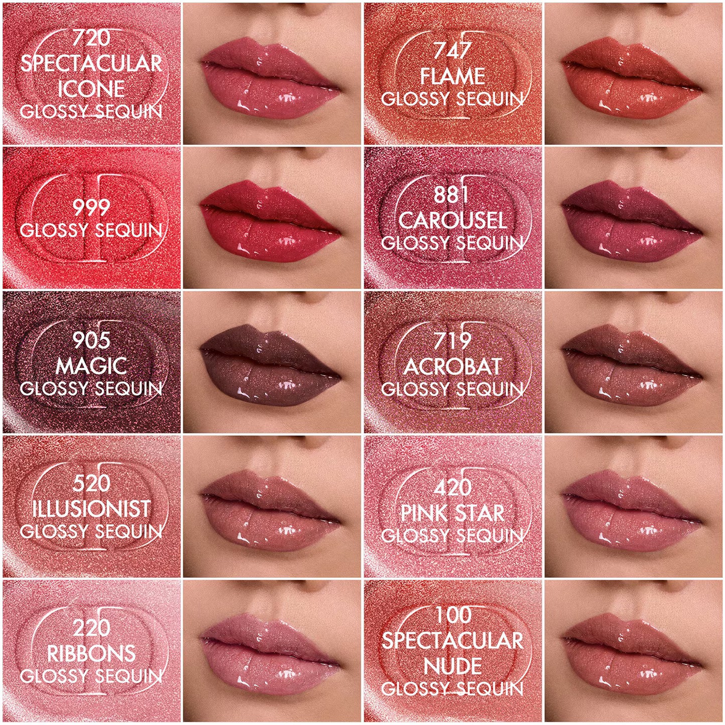 Лімітована помада Rouge Sequin Liquid Duo Glitzer  Dior