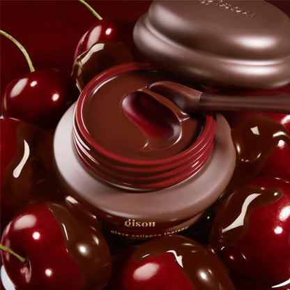 Лімітована маска для губ Honey Glaze Collagen Therapy  Cherry Choco  Gisou