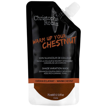 Відтінкова маска тревел для волосся Warm Chestnut