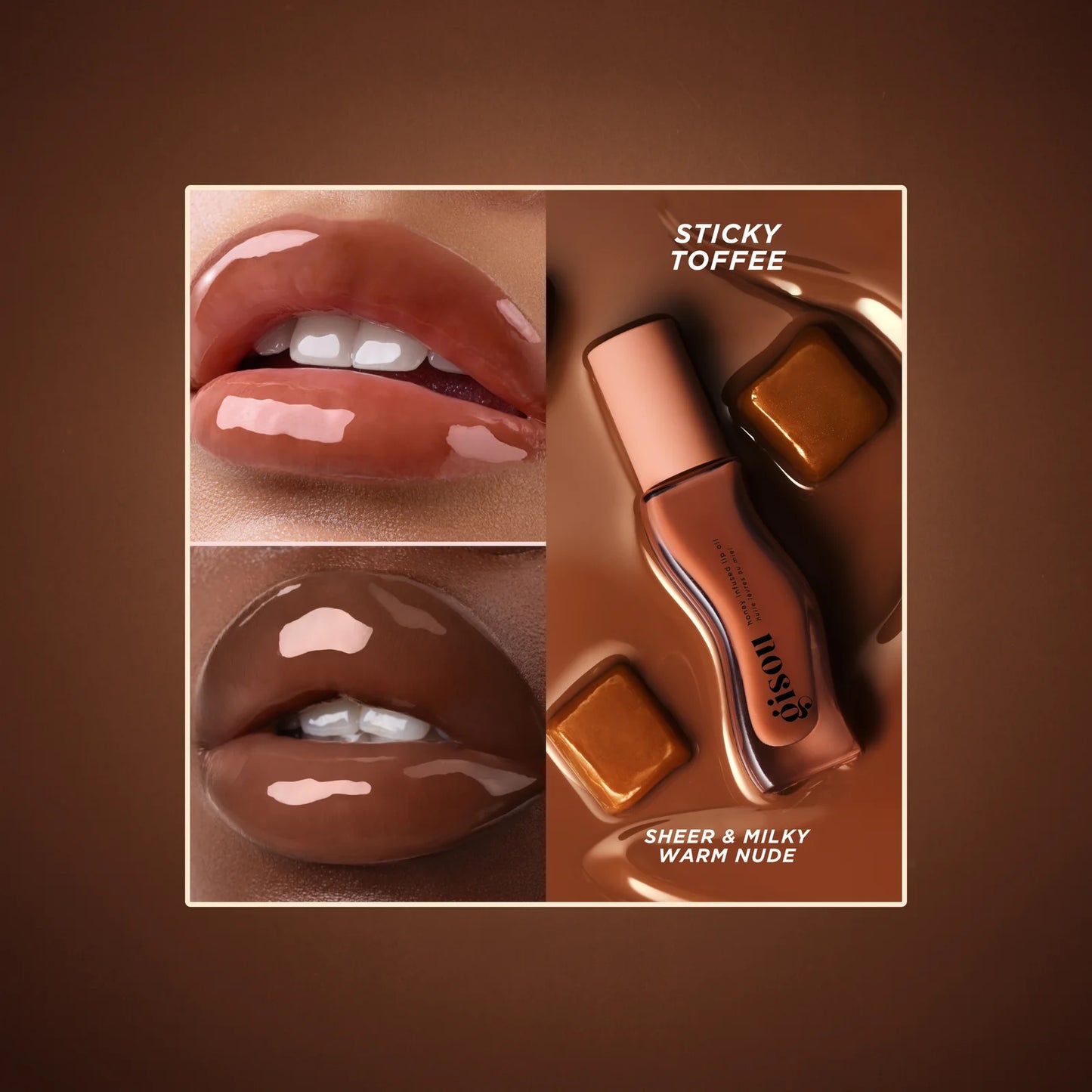 Набір лімітований олій для губ Glazed Lips Trio Gift Set
