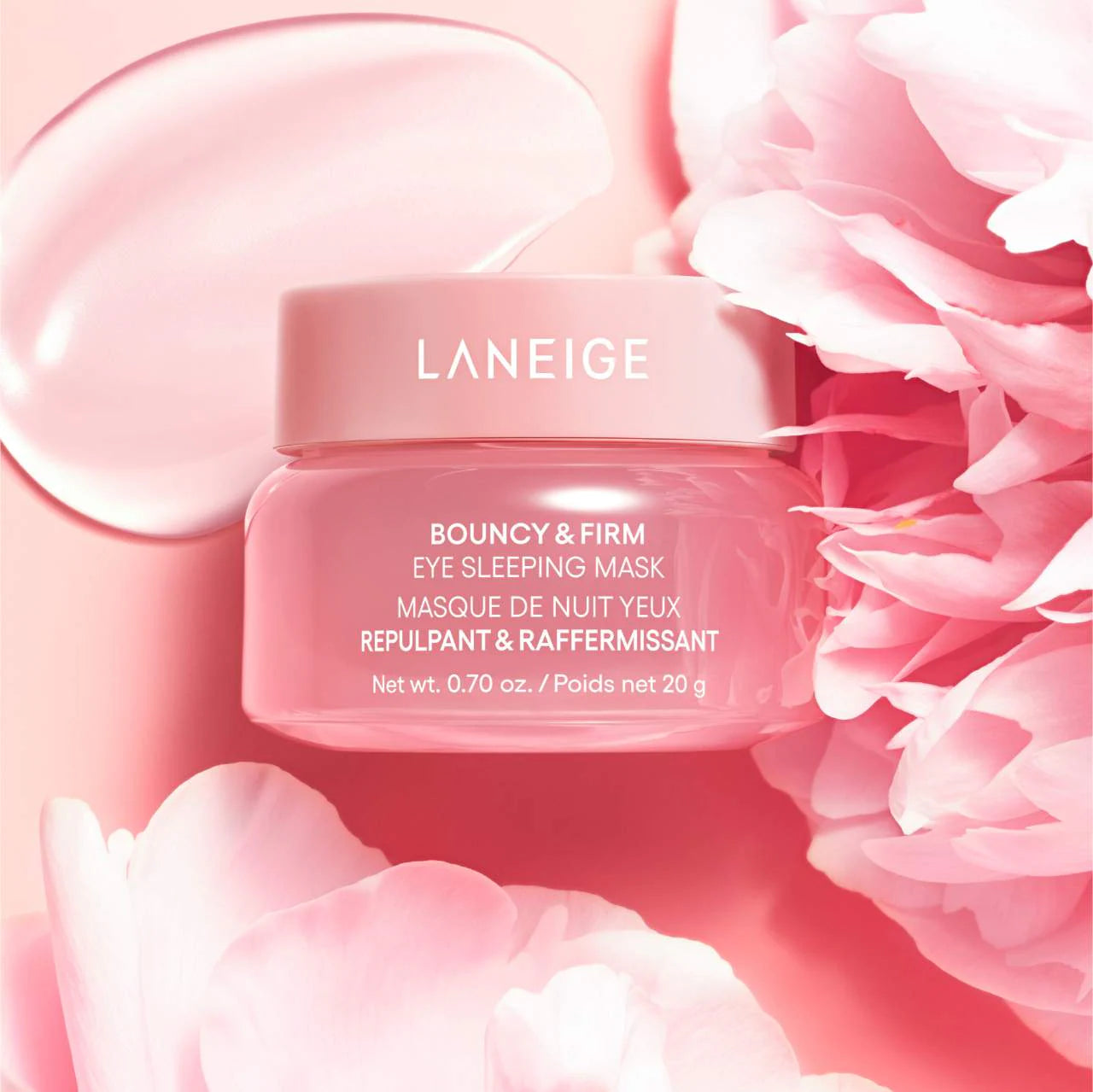 Нічна маска навколо очей  Bouncy & Firm Eye Brightening Peony + Collagen Complex