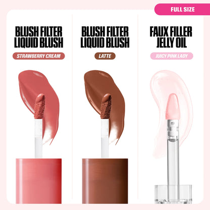 Набір Bronze Nudes Lip And Cheek Best Sellers Huda Beauty