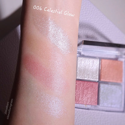 Різдвяна палетка Backstage Glow Face Palette  006 Celestial Glow