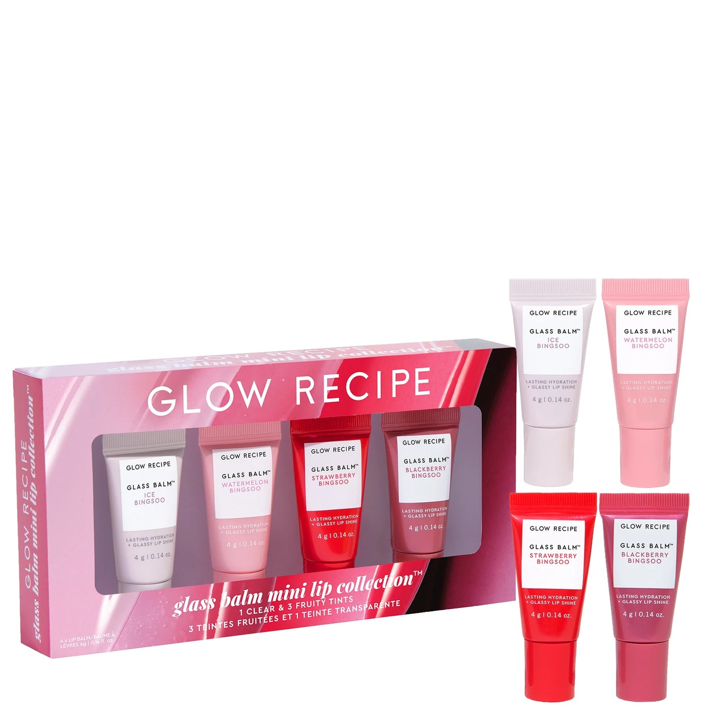 Лімітований набір бальзамів Glass Balm Mini Lip Collection