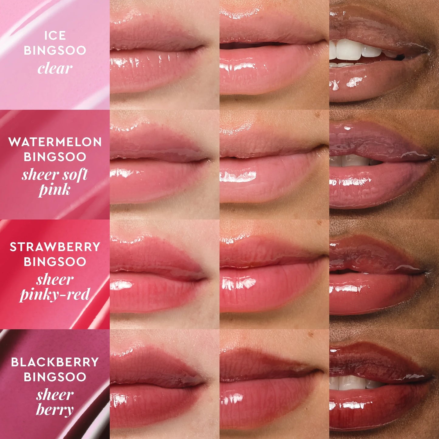 Лімітований набір бальзамів Glass Balm Mini Lip Collection