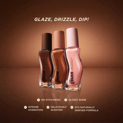 Набір лімітований олій для губ Glazed Lips Trio Gift Set