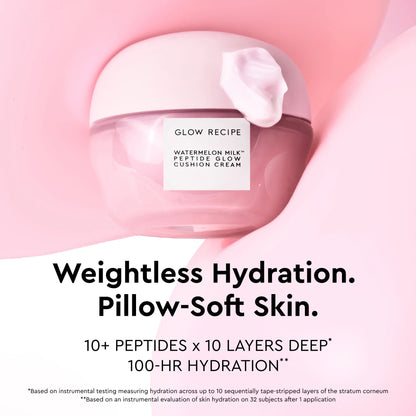 Крем для обличчя  Watermelon Milk Peptide Glow Cushion Cream Glow Recipe