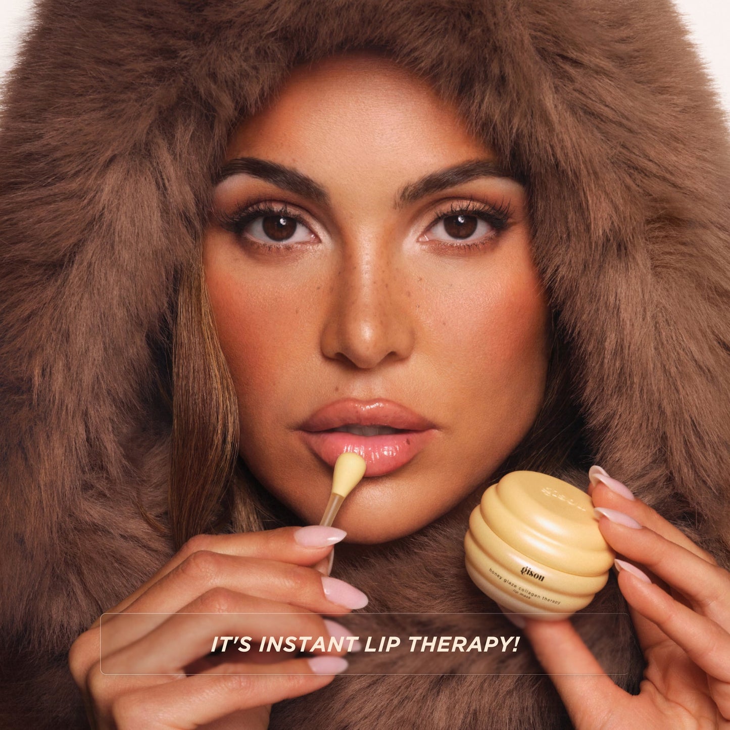 Маска для губ Honey Glaze Collagen Therapy Lip Mask Gisou