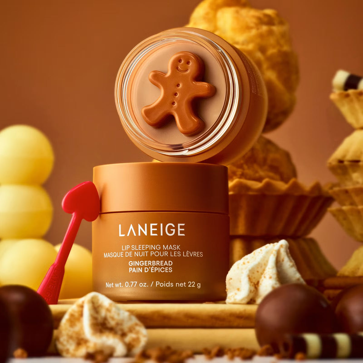 Лімітований бальзам для губ Lip Sleeping Mask Gingerbread Laneige