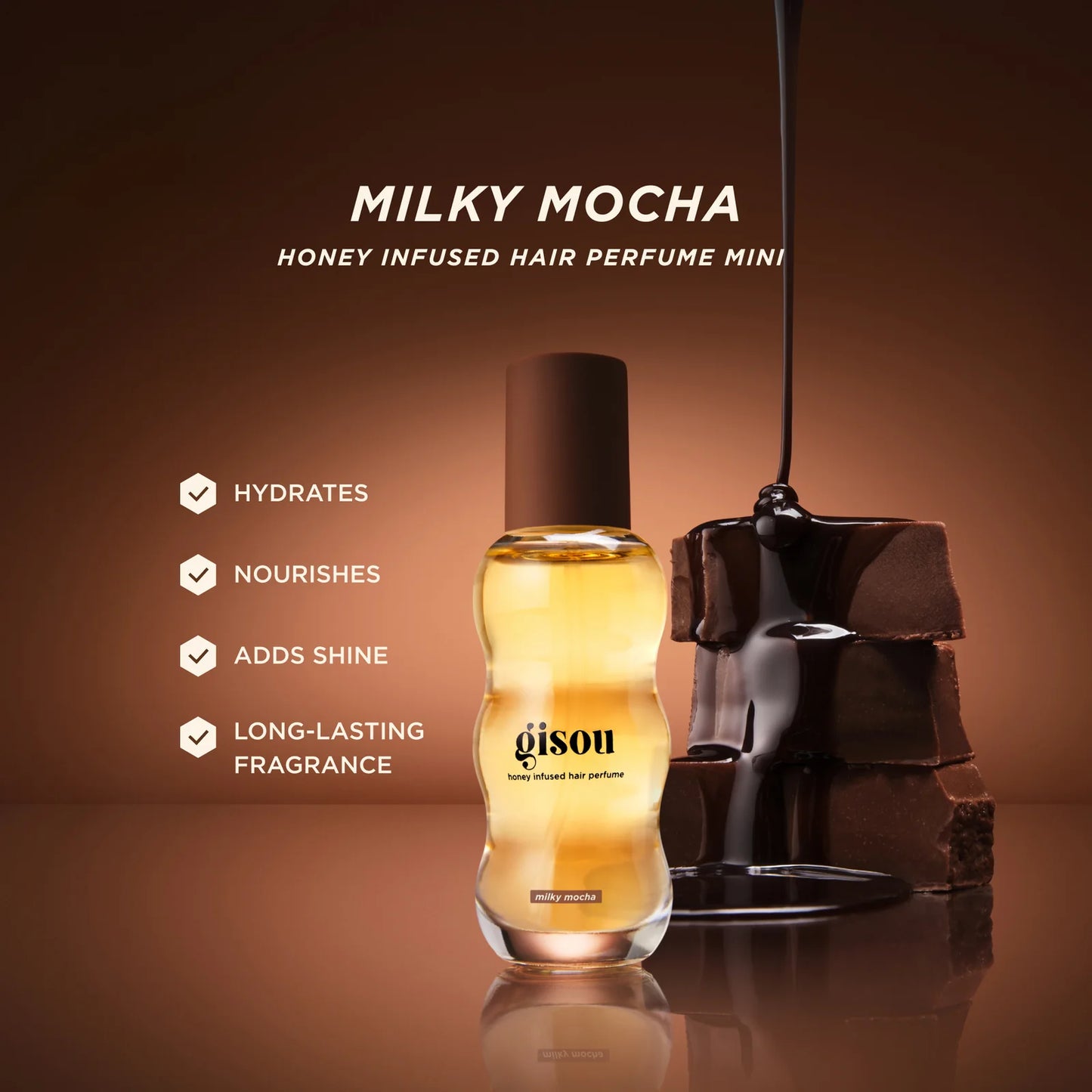 Лімітований парфум для волосся Milky Mocha Perfume Gisou
