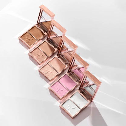 Дует  хайлайтер & пензлик Major Glow Crème & Powder Light Highlighter Set