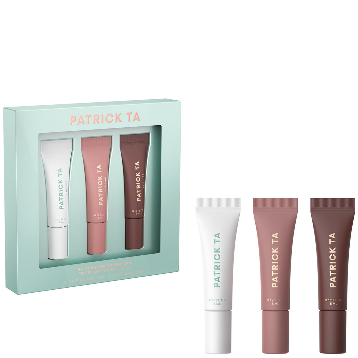 Лімітований набір бальзамів  Major Moisture Lip Trio Patrick Ta
