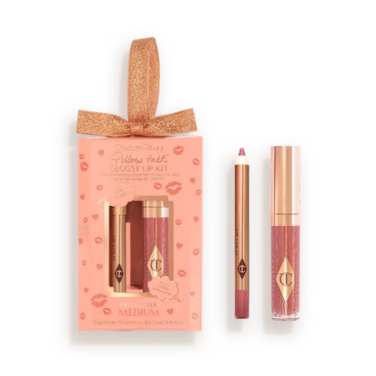 Лімітований набір Pillow Talk Mini Glossy Lips Duo