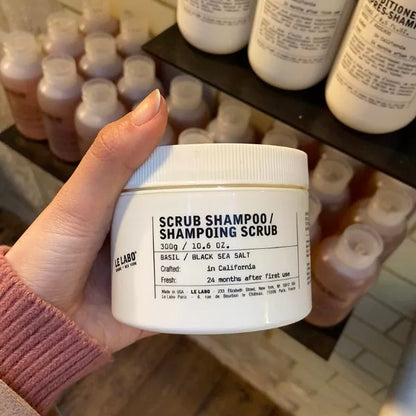 Скраб-шампунь Scrub Shampoo Basil Black Sea Salt