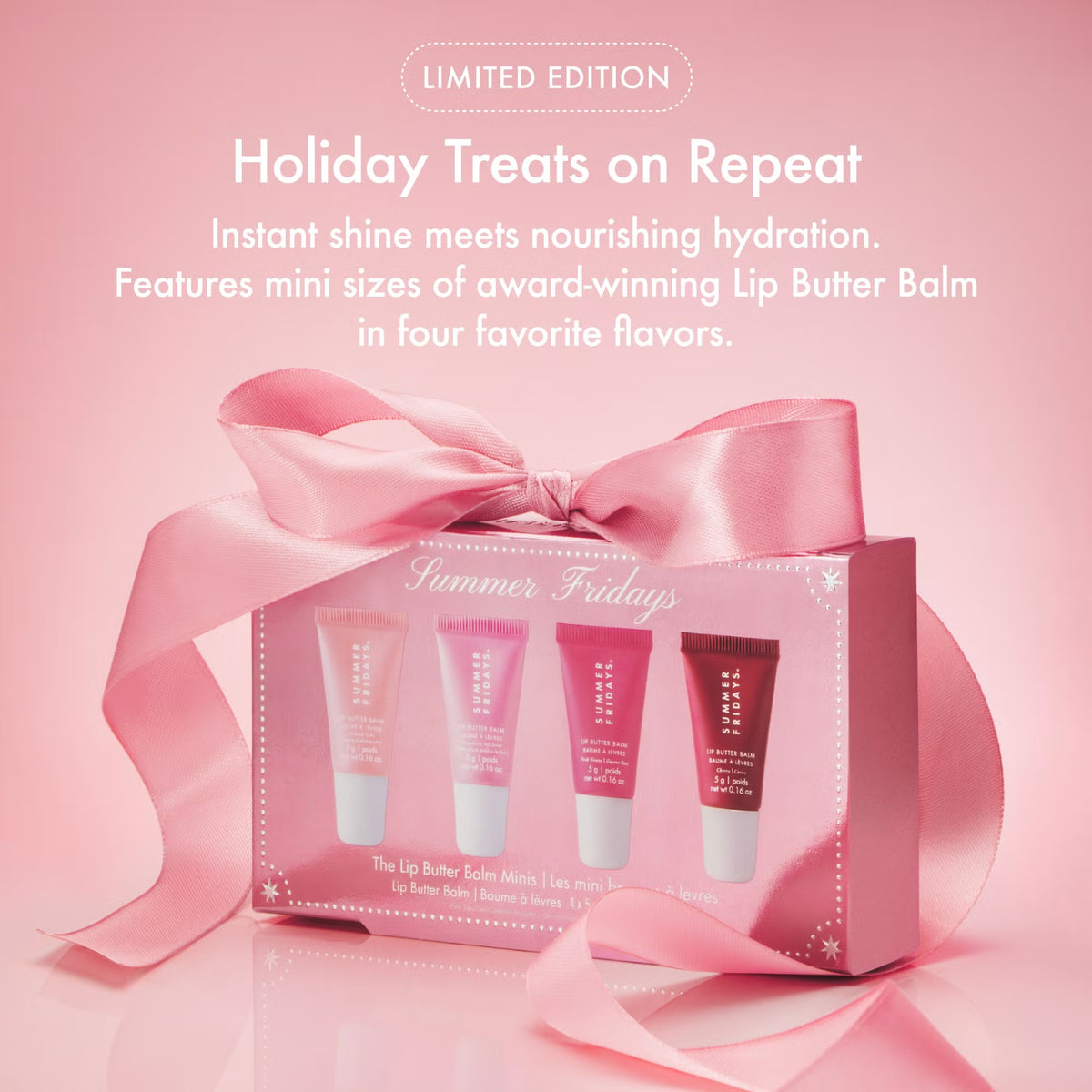 Лімітований набір The Lip Butter Balm Minis Summer Fridays