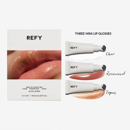 Лімітований набір MINI LIP GLOSS TRIO  REFY BEAUTY