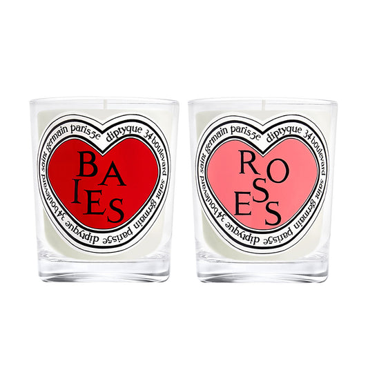 Лімітовані свічки Valentine's Baies & Roses Duo