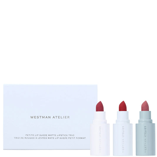 Лімітований набір Westman Atelier Petite Lip Suede Matte Lipstick Trio