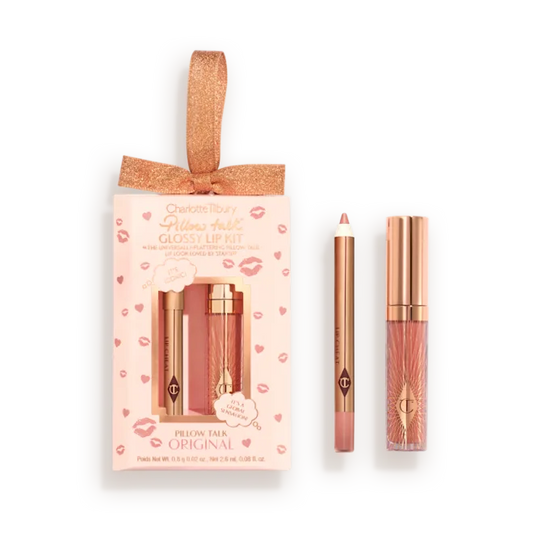 Лімітований набір Pillow Talk Mini Glossy Lips Duo