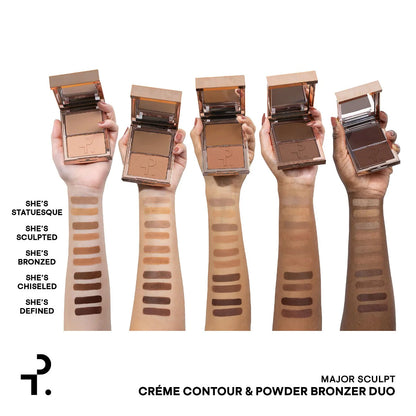 Палетка  Major Sculpt Crème Contour & Powder Bronzer Duo