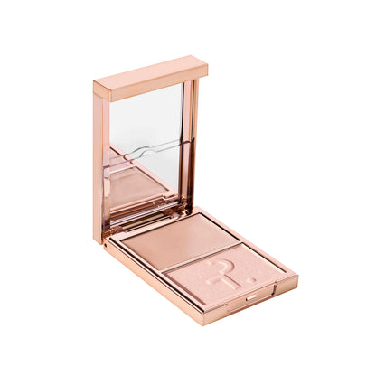 Дует  хайлайтер & пензлик Major Glow Crème & Powder Light Highlighter Set