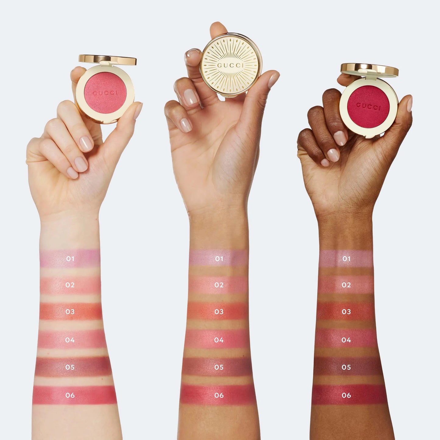 Румяна Glow Powder Blush Gucci